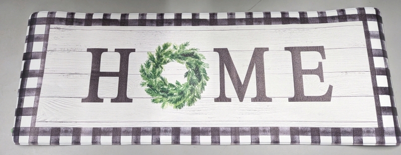 New "Home" Padded Kitchen Matt. 47.5" by 17"