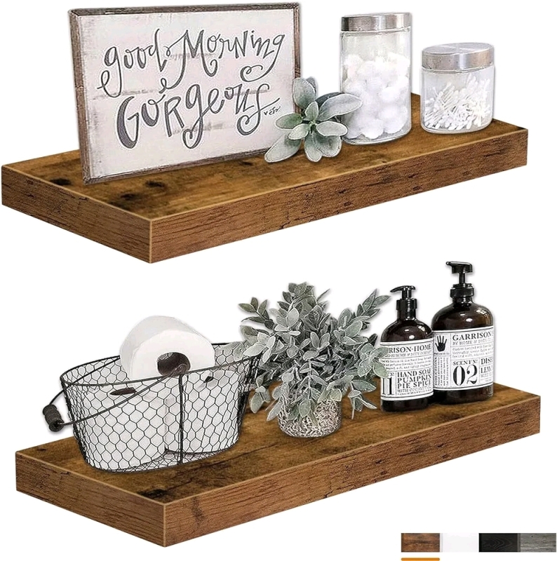 New Qeeig Floating Shelves. 23.5" by 9.5"