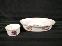 Vintage Royal Worcester Dishes - Fruit pattern