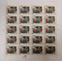 1998 US Postal ' Landscape Architector : Frederick Law Olmsted ' Stamp Sheet