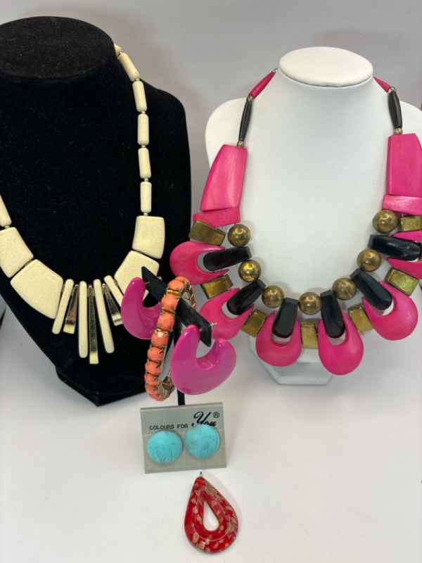 Chunky Statement Necklaces Earrings