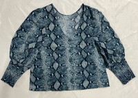 NEW without tags Stella and Dot button blouse size L