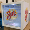 New - SOL Cerveza Mini Bar Refrigerator (46L) . Measures 17.5"&times;17.5"&times;17.5" . Tested Working
