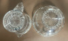 STUART Crystal 4” creamer and 3” sugar - 2