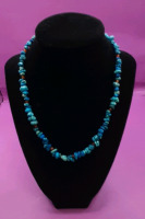 Vintage 16" Turquoise Bead Necklace