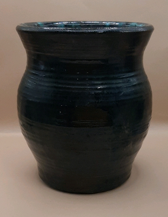 Antique Redware 7.5" Vase