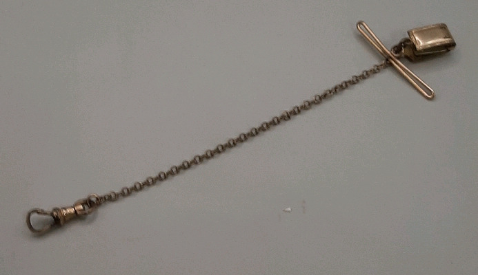 Antique 5" Pocket Watch Chain