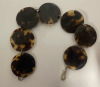Antique tortoise shell 7.5&rdquo; bracelet - 3