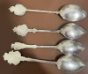 4 Sterling silver souvenir spoons - 2