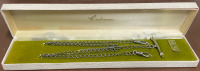 Vintage sterling silver watch chain