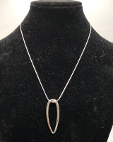 Vintage 925 Sterling Silver 16" Chain with Pendant