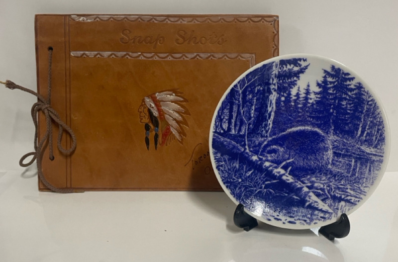 Leather album PORSGRUND 5” dish