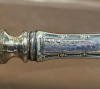 Hammered sterling silver handled pie server - 3