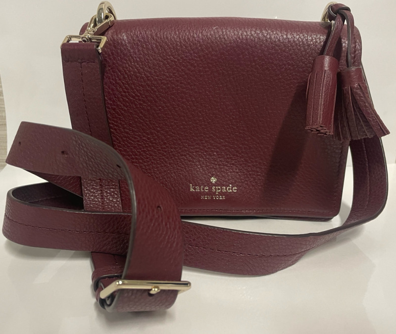 Kate Spade Maroon Leather Purse