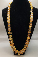 Vintage 28" Reconstituted Amber Necklace