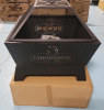 New - Strongbow Apple Cider Outdoor Metal Firepit , measures 26.5"&times;26.5" & 23" tall