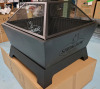 New - Strongbow Apple Cider Outdoor Metal Firepit , measures 26.5"&times;26.5" & 23" tall - 3
