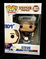 New FUNKO POP! #803 STRANGER THINGS Steve with Ice Cream Cone Vinyl Figure