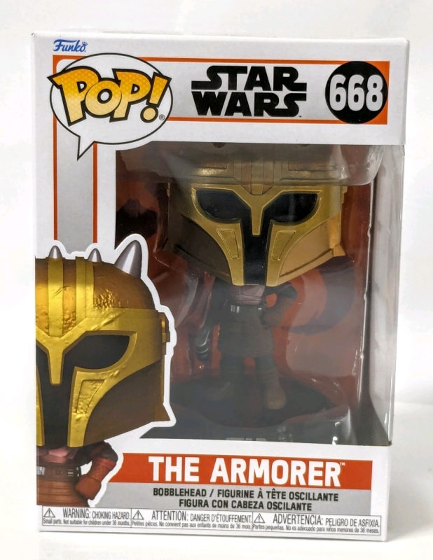 New FUNKO POP! #668 STAR WARS The Armorer Bobble-Head