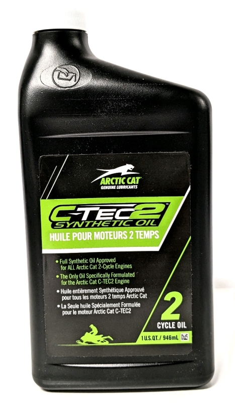 New Arctic Cat CTEC2 Synthetic Oil / 2 Cycle Oil (946ml)