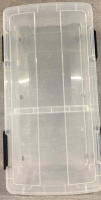 As New Wheeled Storage Bin 16.5&rdquo;x33.5&rdquo;x7&rdquo;
