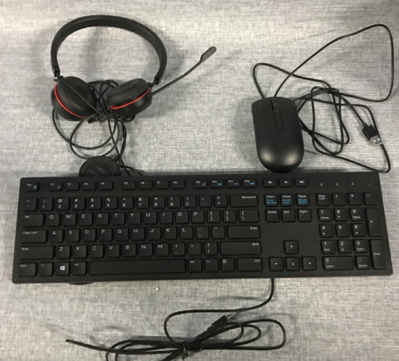 Computer accessories Lot Mouse Keyboard Headphones