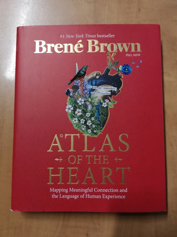 New Atlas of The Heart Hardcover Book by Brene Brown