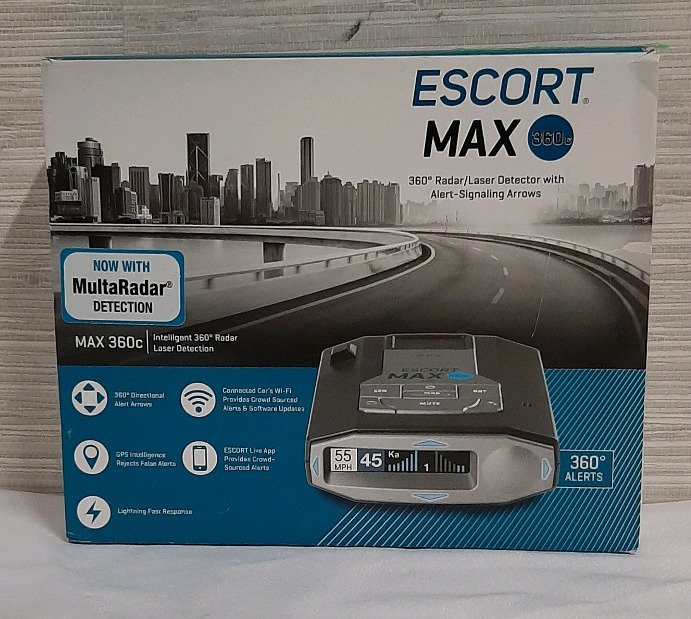 Escort Max 360° Radar/Laser Device Untested