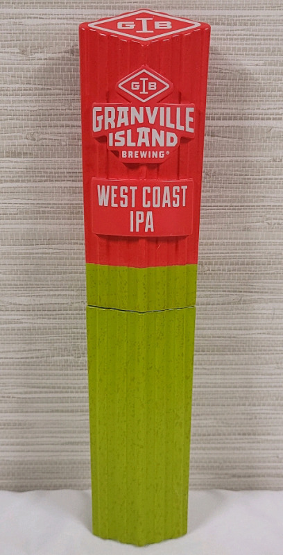 New - Granville Island Brewing West Coast IPA Bar Tap Handle . Measures 11" Tall