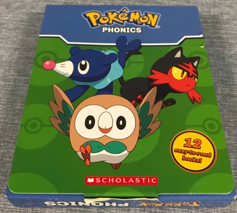 Pokémon Phonics 12 Books Scholastic Set