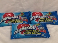 3 New Packs AIRHEADS Mini Bars - Treat Time!!