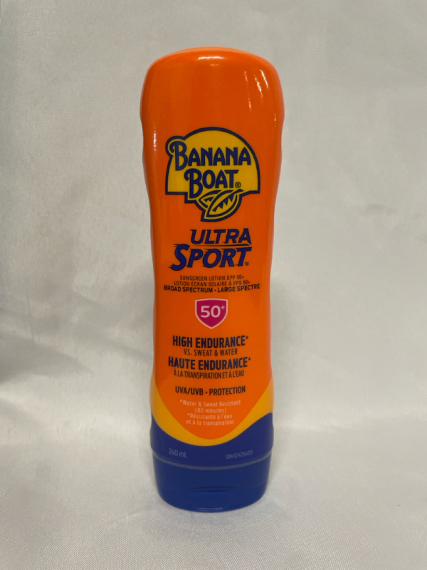 NEW Banana Boat Ultra Sport Sunscreen Lotion SPF 50+ (240ml)