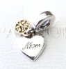 Pandora 14k Two-tone 925 Mom Family Tree Heart Charm New - 3