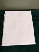 New King Size Flat Bed Sheet - White