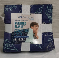 New Life Comfort Reversible 5lb Weighted Blanket for Kids 36" x 48"