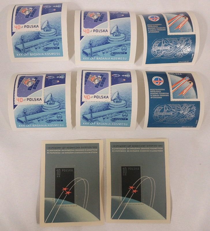 Poland Post ' Space ' Stamps , Unused & Unhinged
