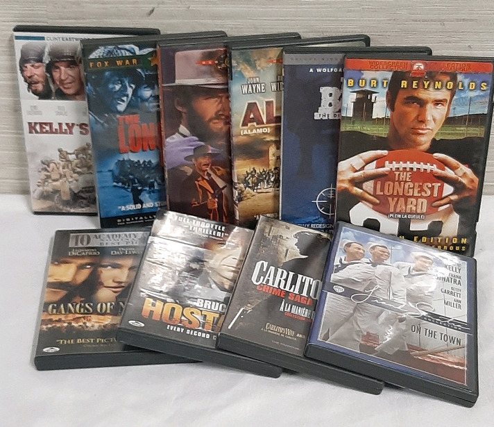 10 DVD'S Various Titles All Veried