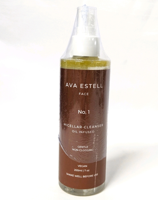 New AVA ESTELL Face No.1 Vegan Micellar Cleanser 200ml