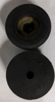 More than 100 Recessed Rubber Bumpers. 1.5" Diameter. 0.25" Diameter Hole.