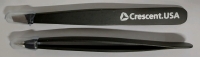 2 Crescent Precision Eyebrow Tweezers Stainless Steel