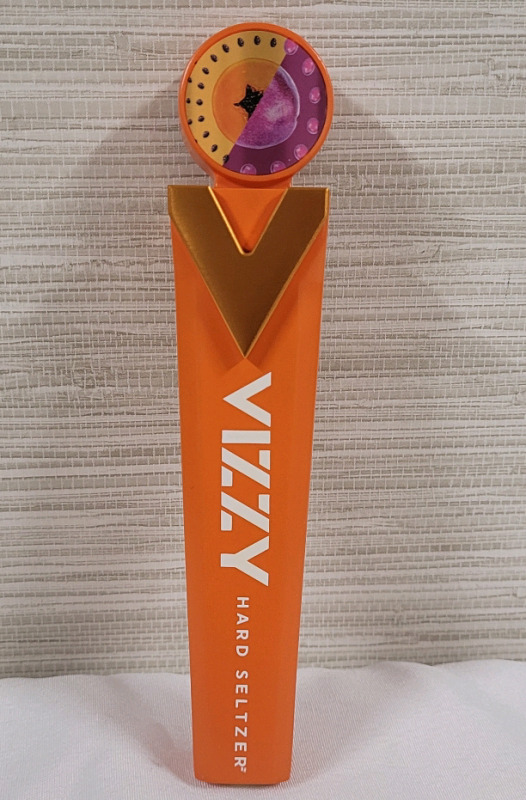 New - Vissy Hard Seltzer Bar Tap Handle . Measures 7" Tall