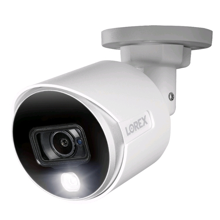 New - Lorex Indoor / Outdoor 4K CVI Deterrence Bullet Security Camera , Camera Only