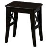 New - Ikea INGOLF Stool . Measures 16"×12" & 18 Tall . Dark Brown / Black