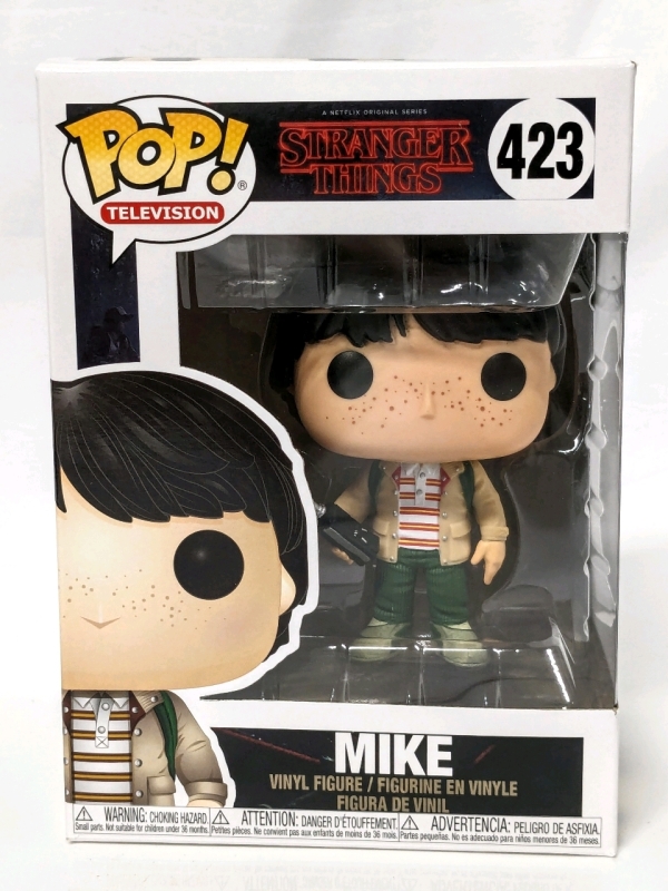 New FUNKO POP! #423 STRANGER THINGS Mike Vinyl Figure