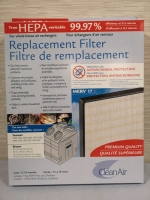 New Venmar/Broan HEPA Replacement Filter - 17 by 20"