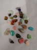 30 Polished Small Gemstones + Small Bottle with Cork - 3