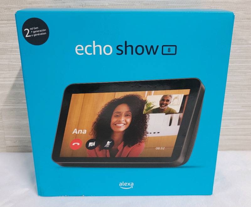 New , Sealed - Echo Show 8 (2nd Gen) HD smart display with Alexa & 13 MP camera