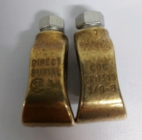 2 Bronze Ground Rod Clamp 3/4