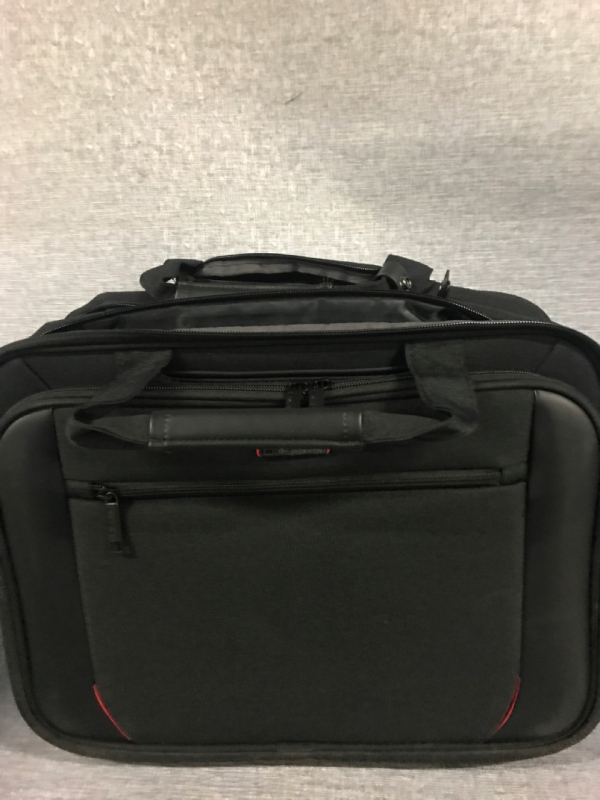 EMPSIGN Rolling Laptop 17.3 inch Computer Bag Black Wheels Travel