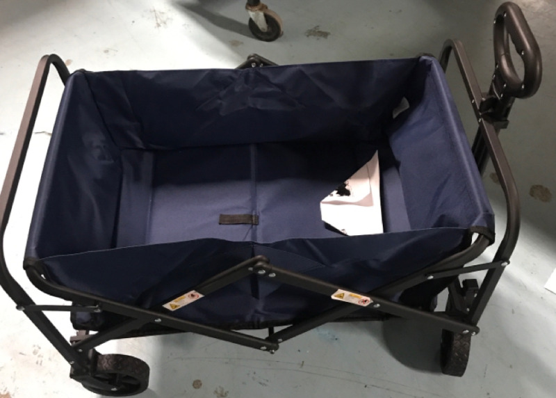 Blue Foldable Wagon 30”x20”x16”